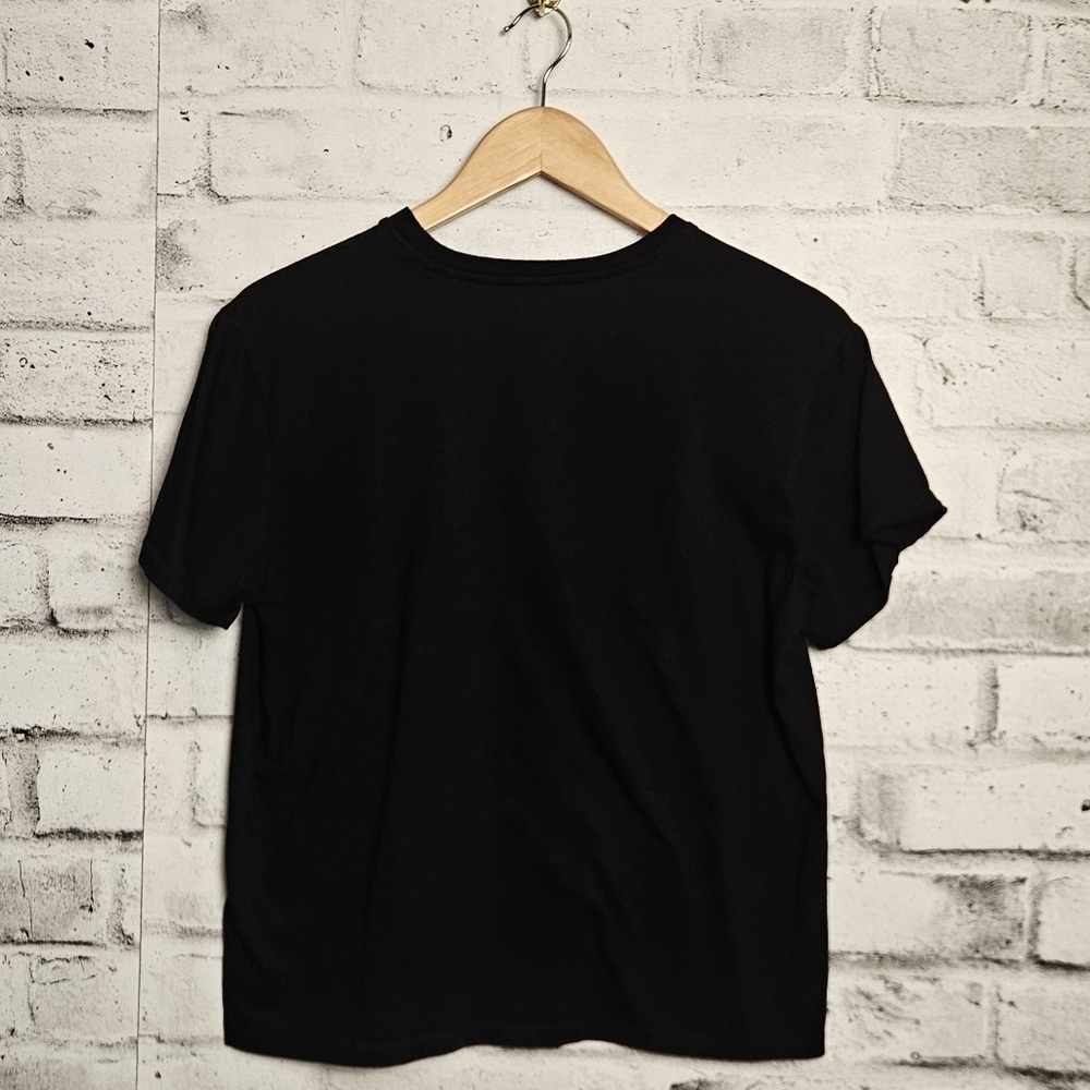 The Rolling Stones Womens Large Black Tongue Logo Graphic Band Tee - Picture 3 of 11